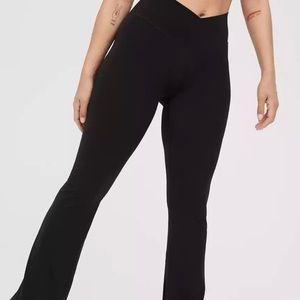 OFFLINE By Aerie Real Me High Waisted Crossover Flare Legging